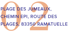 Plage des jumeaux, chemin epi, route des plages, 83350 Ramatuelle